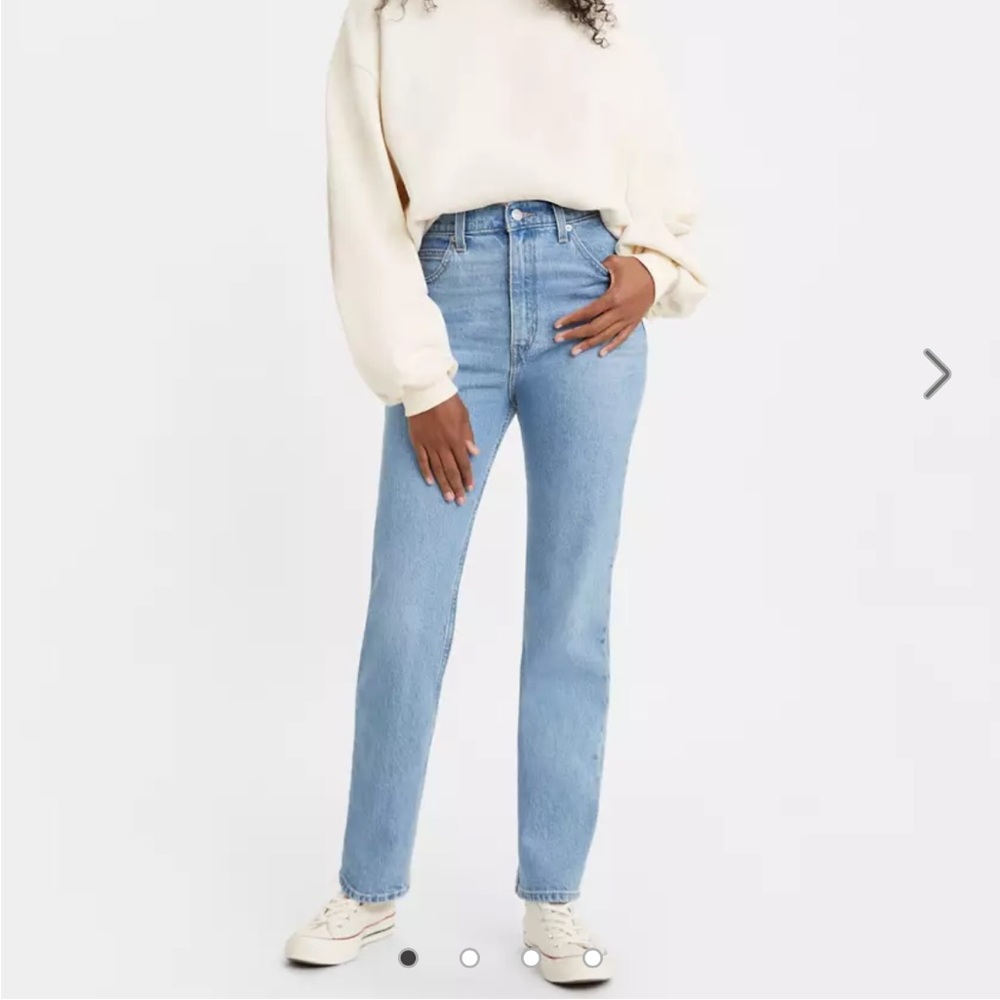 70'S HIGH RISE SLIM STRAIGHT WOMEN'S JEANS **sold out online